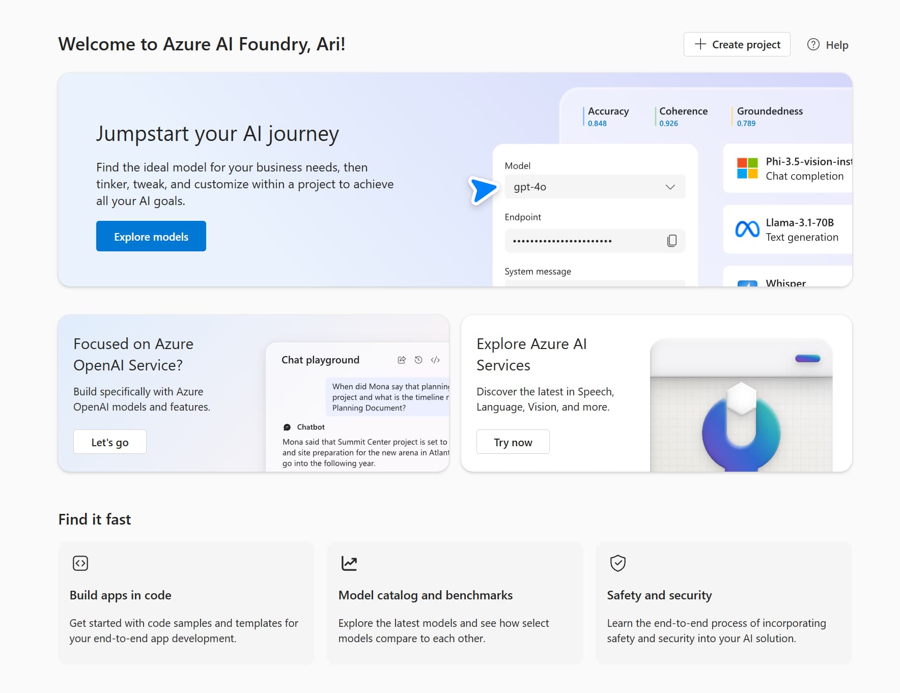 Azure AI Foundry overview