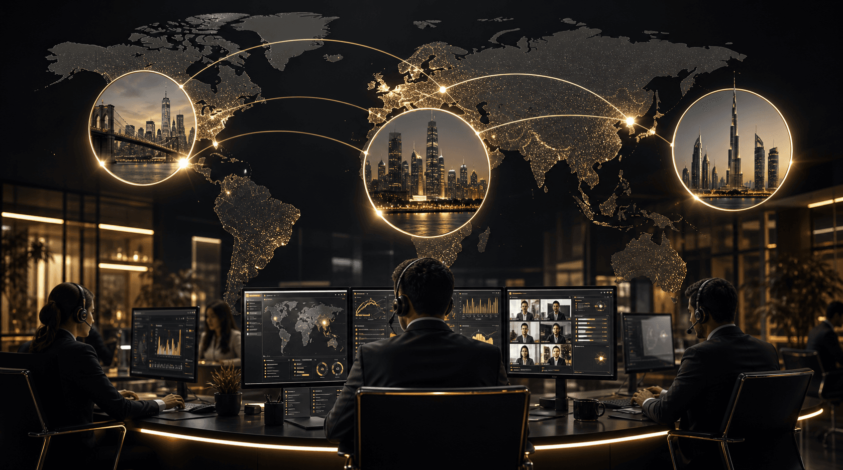 Global office network supporting partners across USA India and UAE